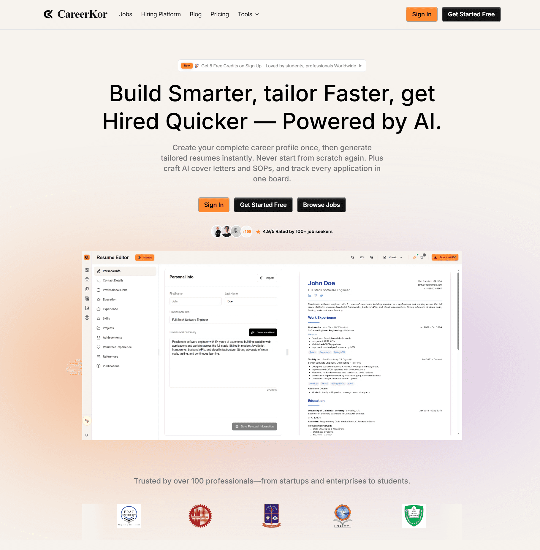 CareerKor Platform